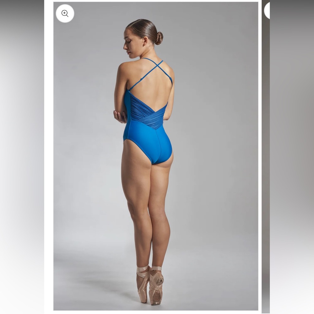 Aisy dancewear effi camisole leotard blue indigo XS